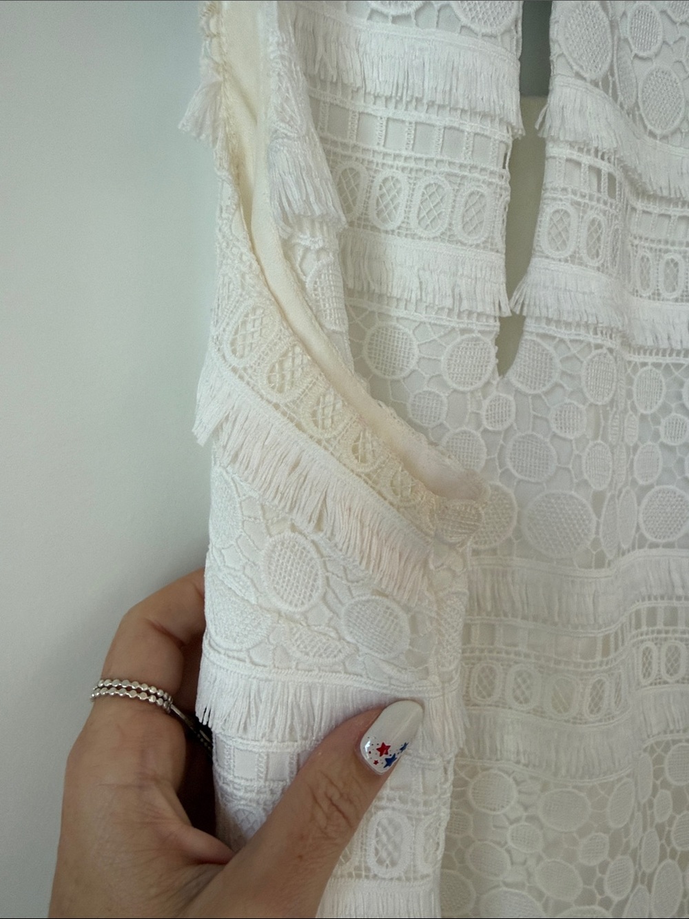 Lilly Pulitzer White Lace Midi Shift Dress - Picture 6 of 6